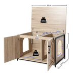 PaWz Enclosed Cat Litter Cabinet Box-1973193663018307586