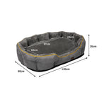 PaWz Electric Pet Heater Bed Heated XL Grey X-Large-1973193657288888322