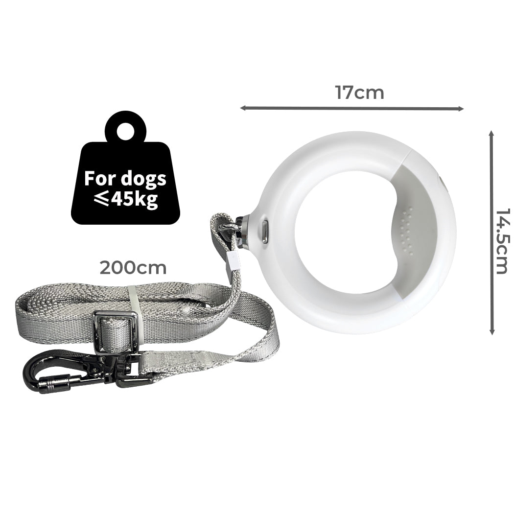 PaWz LED Dog Leash Lead Walking Rope White-1975420394986934274