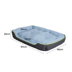 PaWz Pet Cooling Bed Sofa Mat Bolster Large-1973193647109312514