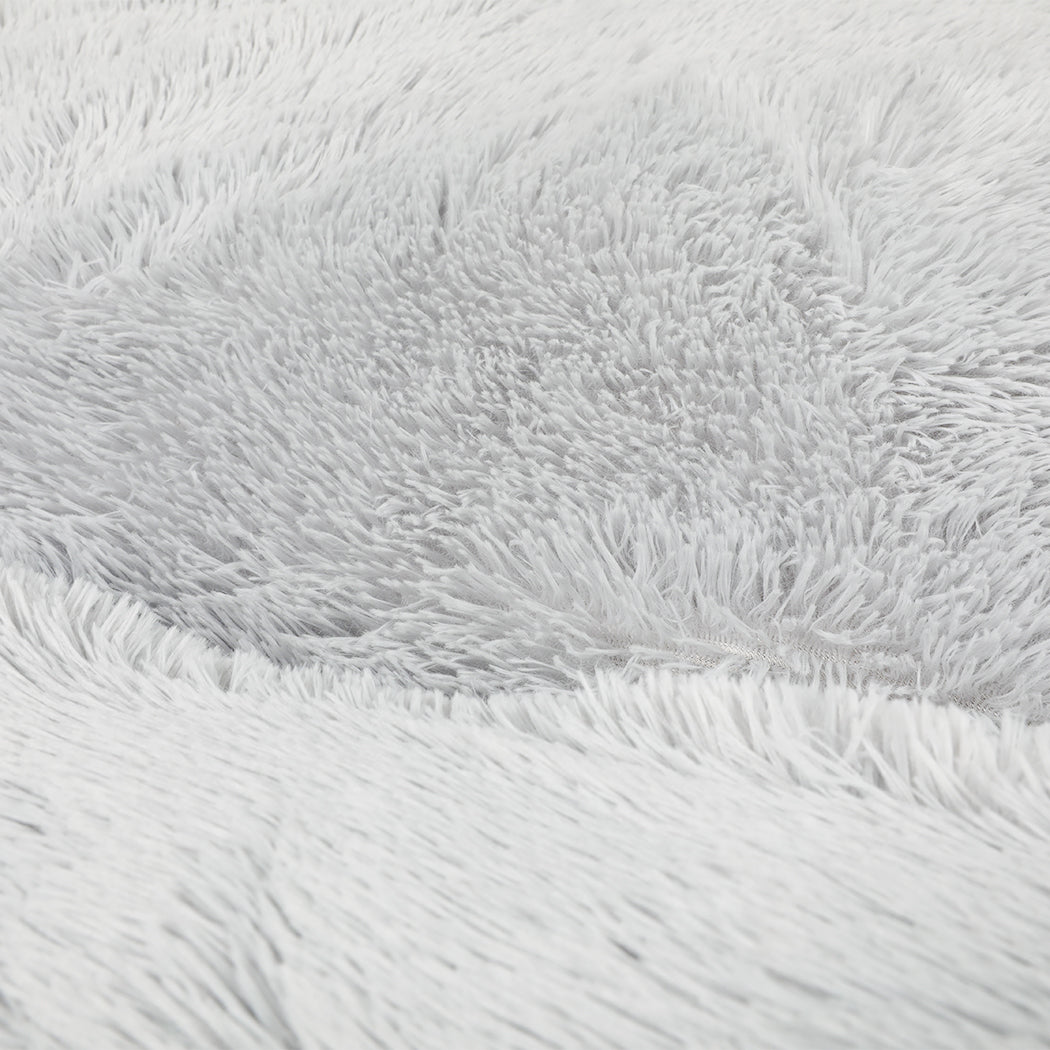 TheNapBed 1.8m Human Size Pet Bed Fluffy Grey-1973193670542888963