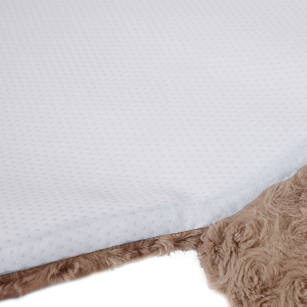 PaWz Pet Bed Cat Calming Bed Dog Squeaky M Tan Medium-1975420450662125571