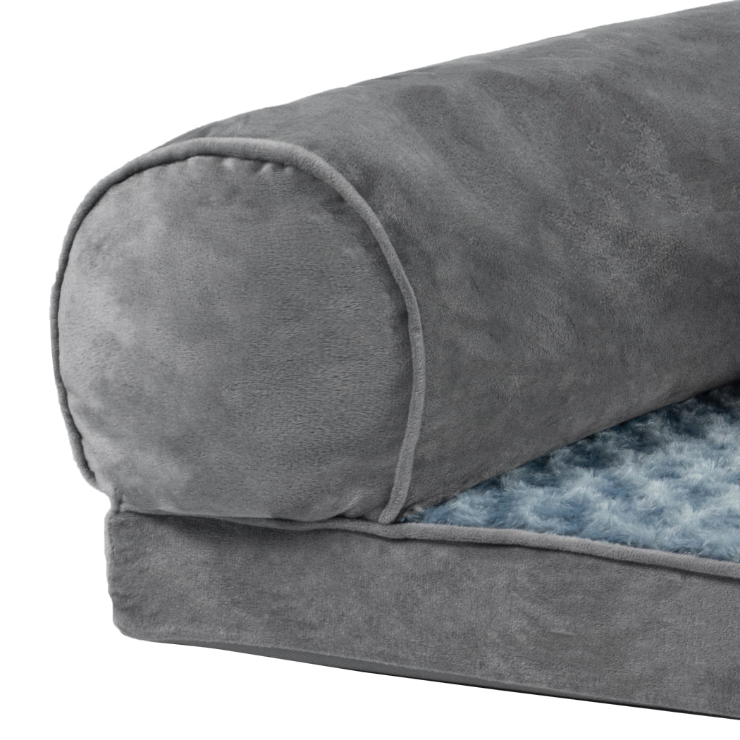 PaWz Pet Bed Sofa Dog Bedding Soft Warm XXL Grey XX-Large-1973193627945537538