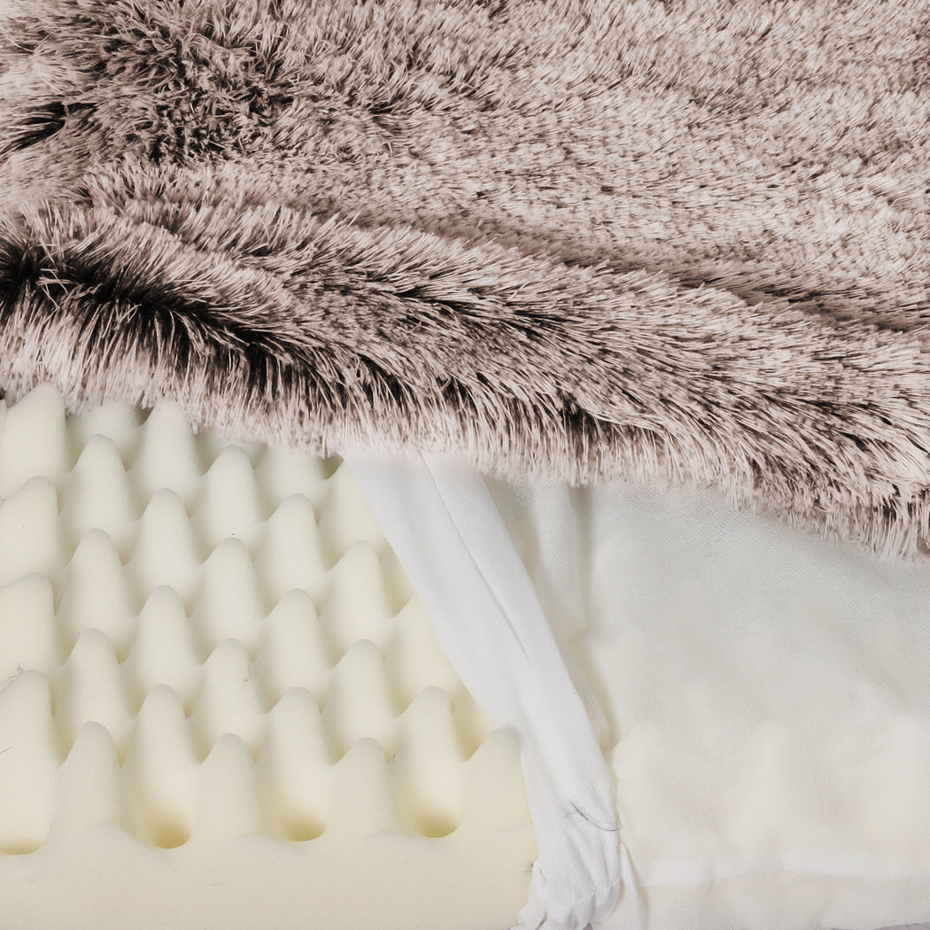 PaWz Dog Mat Pet Calming Bed Memory L Coffee Large-1973193658912083971