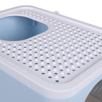 PaWz Cat Litter Box Fully Enclosed Kitty Blue-1973193623709290499