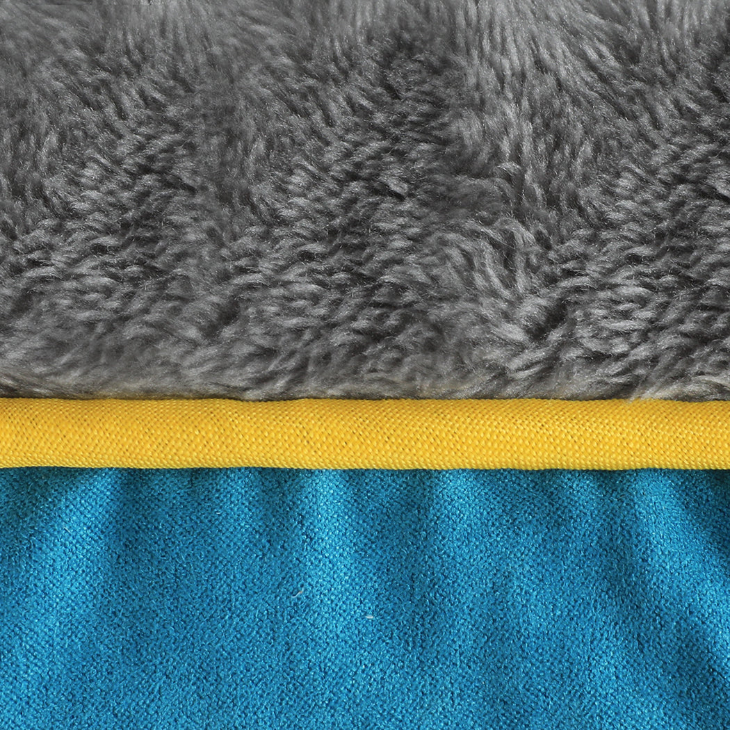 PaWz Electric Pet Heater Bed Heated S Blue Small-1973193656701685763