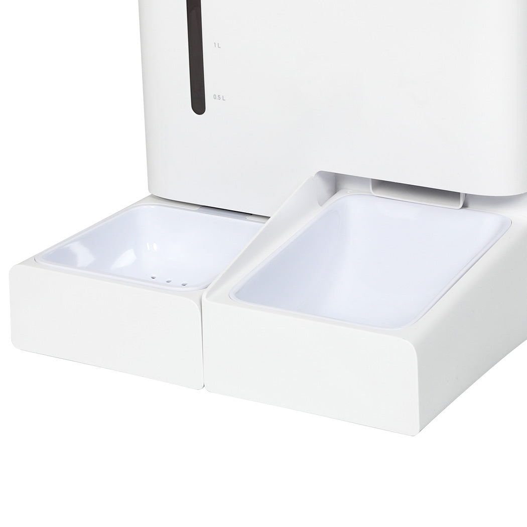 Pawz 2-in-1 Automatic Pet Cat Dog Feeder Water Set-1975420344185524227