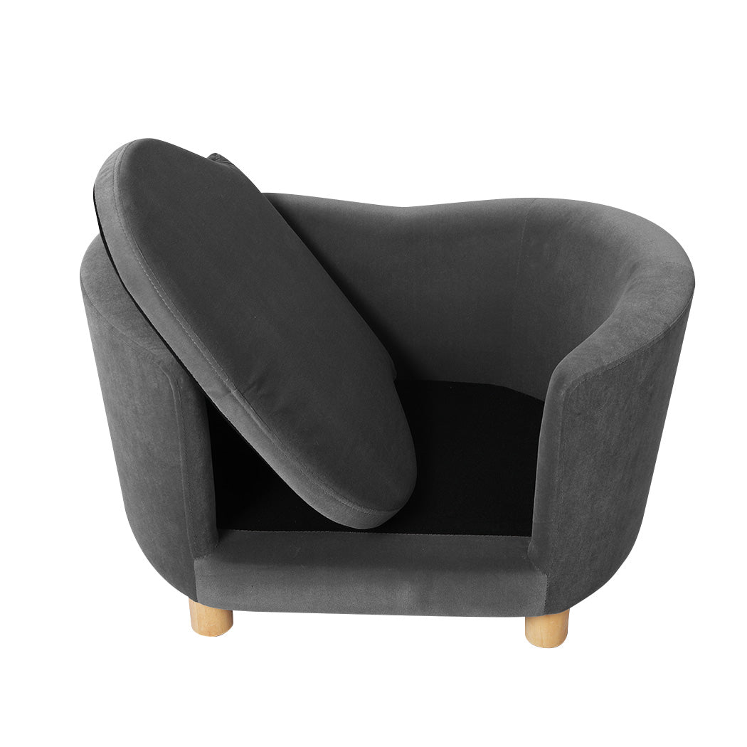 PaWz Luxury Elevated Sofa Anti-slip Grey-1973193645939101699