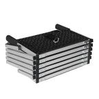 PaWz 6 Steps Dog Ramp Adjustable Height Black-1973193664230461443