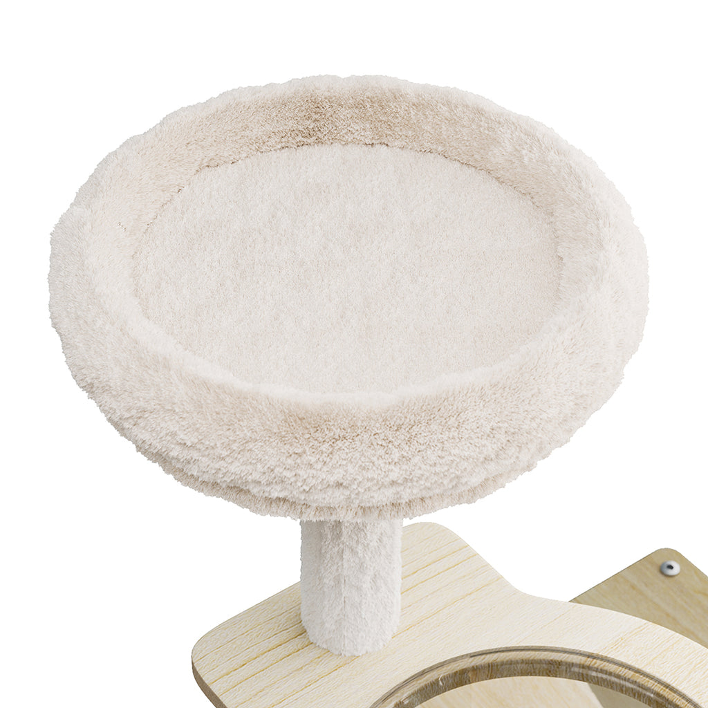 Pawz Cat Tree Tower Scratcher Wood Condo House 120cm-1973193540364275715