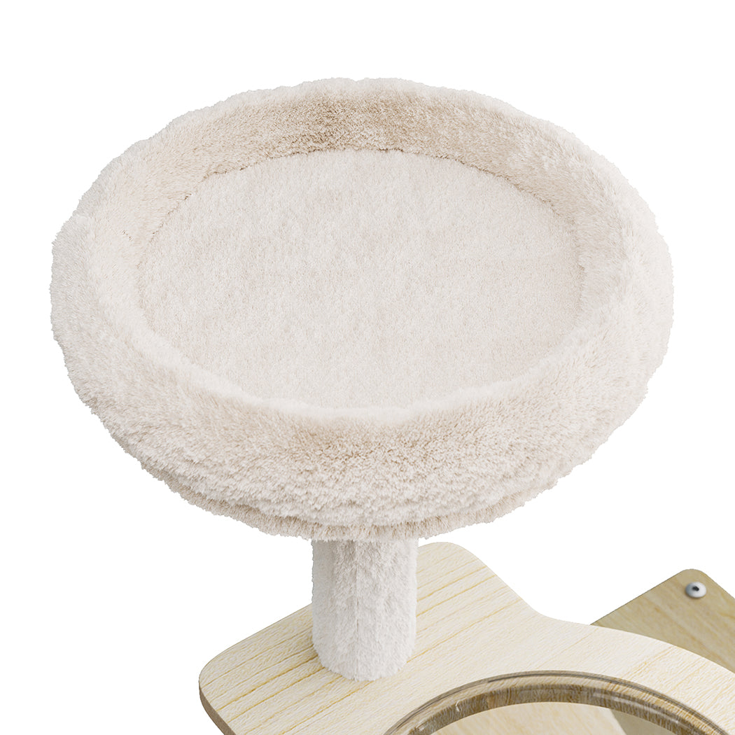 Pawz Cat Tree Tower Scratcher Wood Condo House 120cm-1973193540364275715