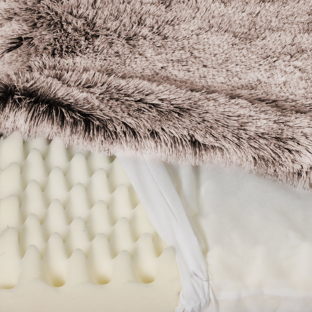 PaWz Dog Mat Pet Calming Bed Memory XXL Coffee XX-Large-1973193662036840451