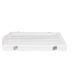 PaWz Wooden Pet Gate Dog Fence Safety White-1973193663785865219