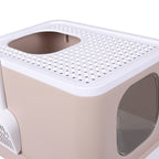 PaWz Cat Litter Box Fully Enclosed Kitty Coffee-1975420444379058179