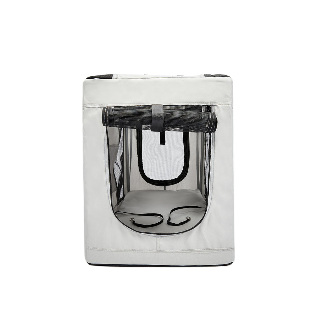 PaWz Pet Stroller Dog Cat Cage Carrier Grey