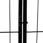 PaWz 8 Panel Pet Dog Playpen Puppy Exercise Black 2.5kg Venison-1973193827879620611