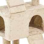 PaWz Cat Tree Scratching Post Scratcher Beige-1975420471109357571