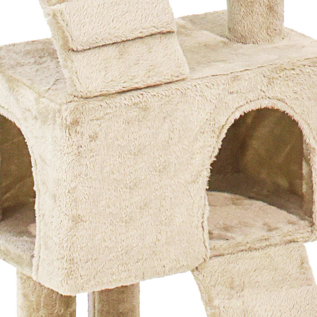 PaWz Cat Tree Scratching Post Scratcher Beige-1975420471109357571