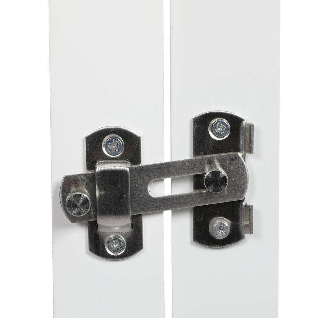 PaWz 6 Panels Pet Dog Playpen Puppy White-1973193674594586628