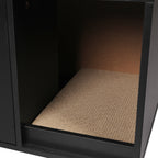 PaWz Enclosed Cat Litter Cabinet Box Black-1975420459243671556