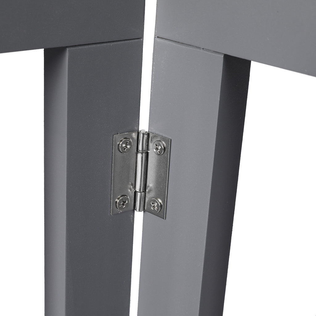 PaWz Wooden Pet Gate Dog Fence Safety Grey 100 Pack-1973193643569319940