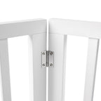 PaWz Wooden Pet Gate Dog Fence Safety White 100 Pack-1973193643762257924