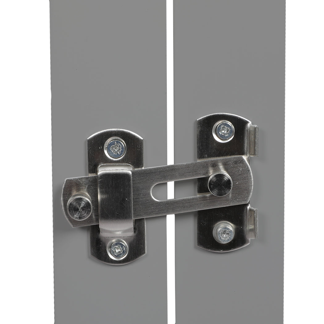 PaWz 6 Panels Pet Dog Playpen Puppy Grey-1973193674401648644