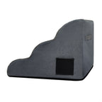 Pawz 3 Steps Pet Stairs Dog Ramp High Density Foam Grey-1973193549394612228