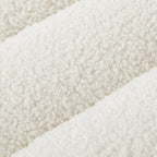 Pawz L Size Orthopedic Dog Bed with Sherpa Plush Removable Cover in White-1975420344915333124