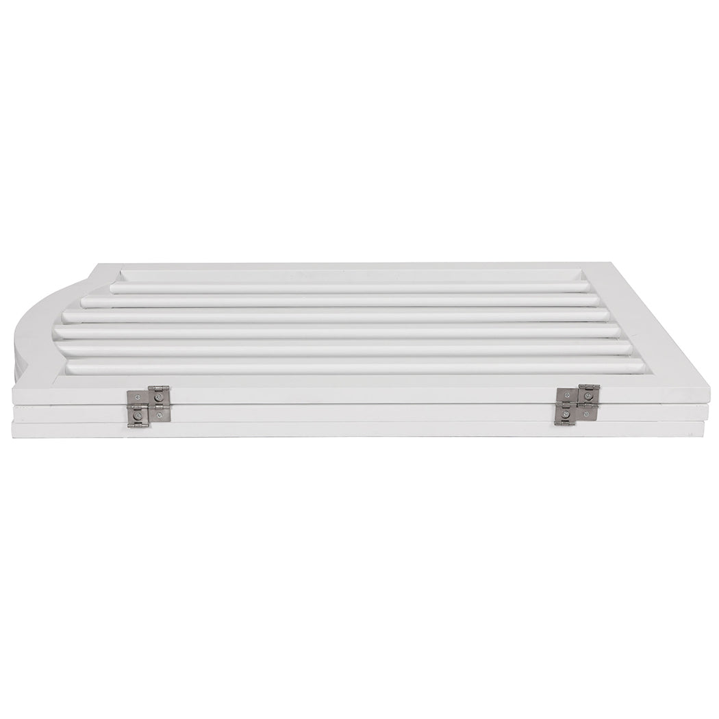 PaWz Wooden Pet Gate Dog Fence Safety White-1975420391706988548