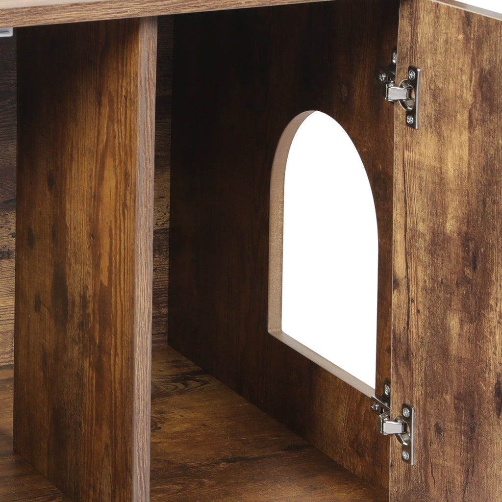 PaWz Enclosed Cat Litter Cabinet Box-1973193662833758212