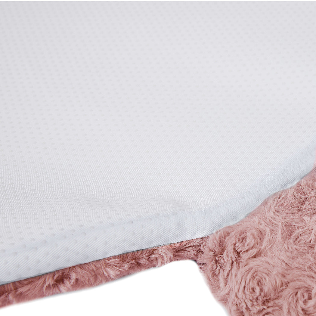 PaWz Pet Bed Cat Calming Bed Dog Squeaky M Pink Medium-1975420450435633156