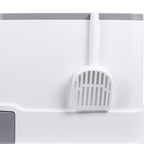 PaWz Cat Litter Box Fully Enclosed Kitty Grey-1975420444567801861