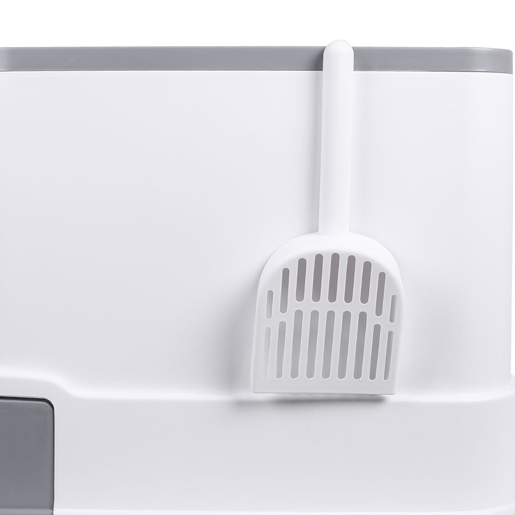 PaWz Cat Litter Box Fully Enclosed Kitty Grey-1975420444567801861