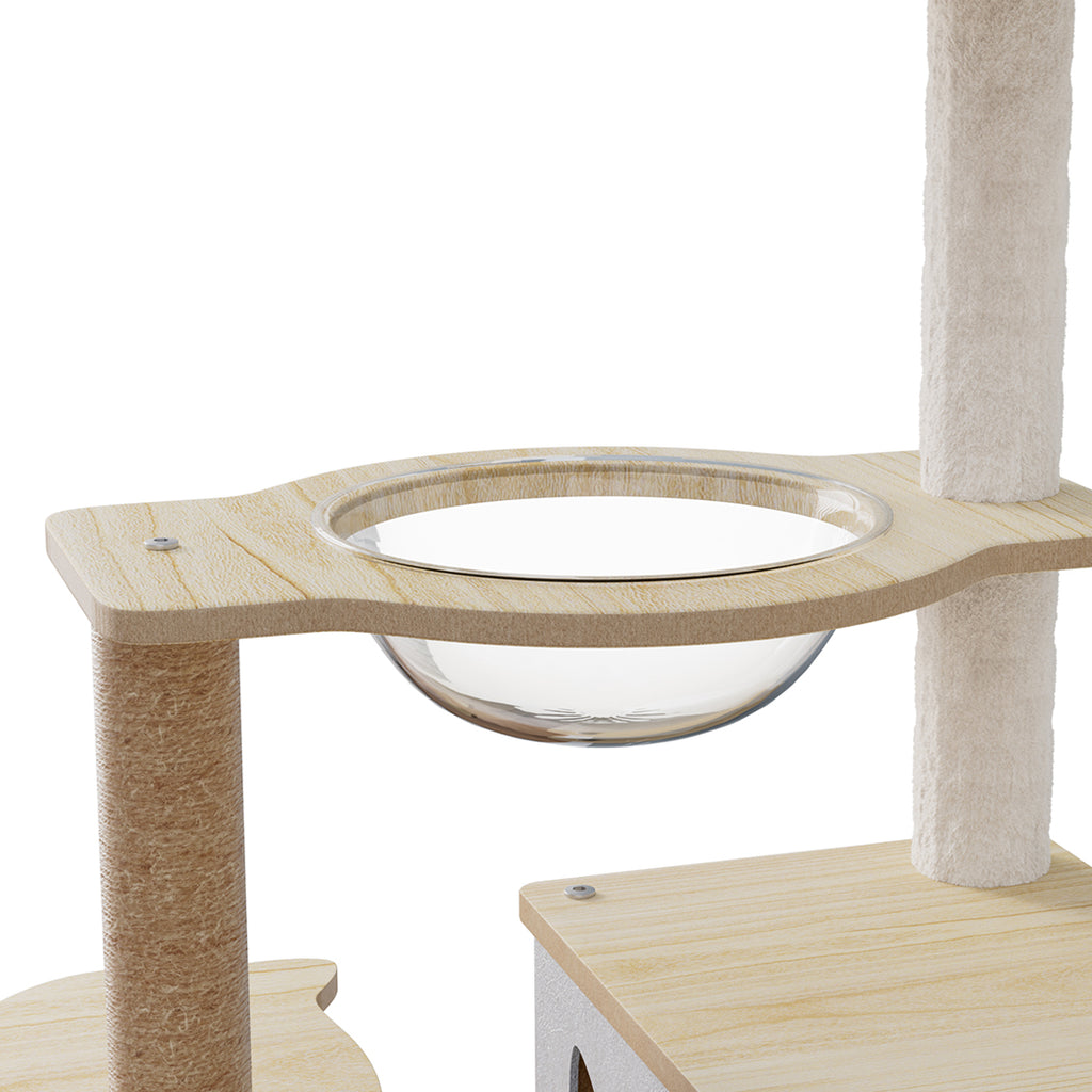 Pawz Cat Tree Tower Large Scratcher Condo House 160cm-1973193540561408005