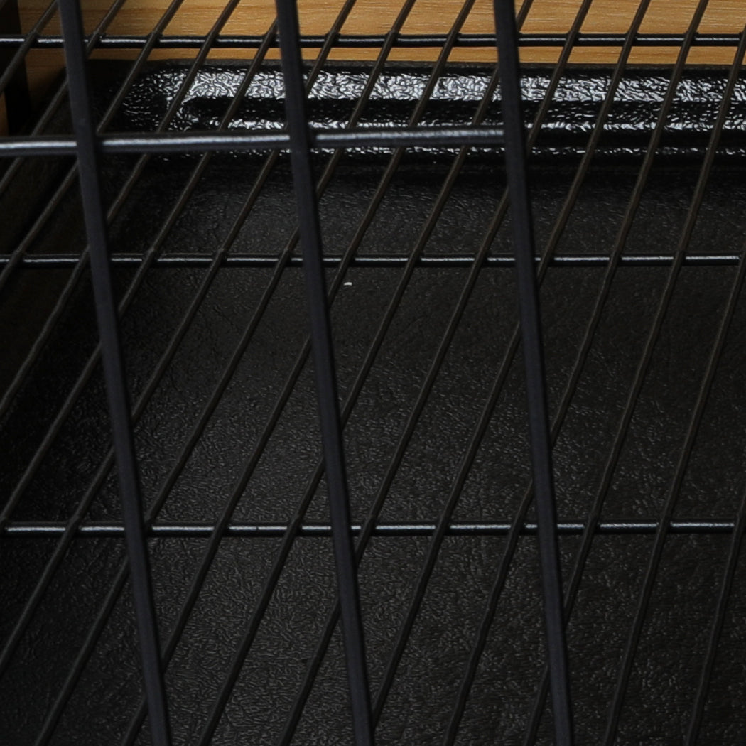 PaWz Wooden Wire Dog Kennel Side End L Large-1973193672535183365