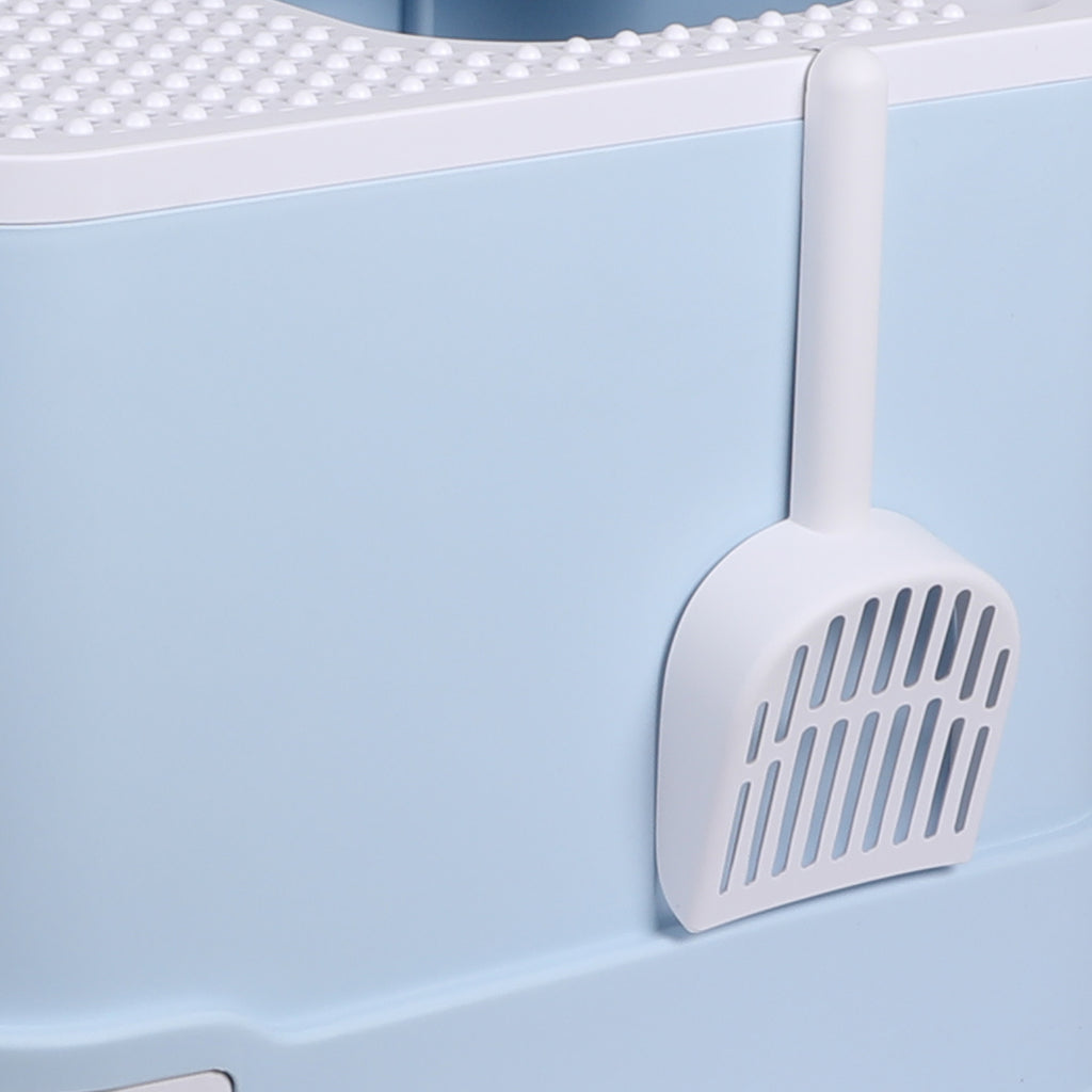 PaWz Cat Litter Box Fully Enclosed Kitty Blue-1973193623709290501