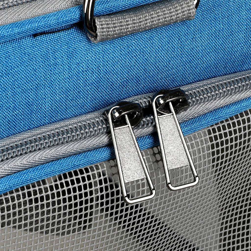 Pawz 3 in 1 Pet Soft Crate Dog Cat Carrier M Size Blue-1975420341031407621