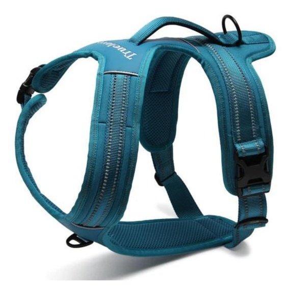 True Love Heavy Duty Sports Dog Harness - Blue, M-1831155626756149248